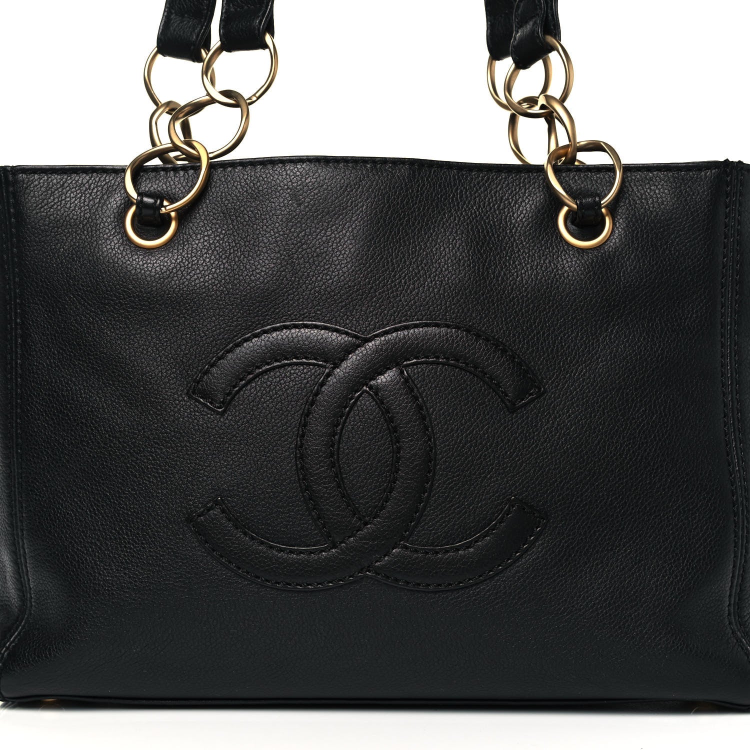 Chanel Caviar CC Shoulder Bag Black 7 of 9