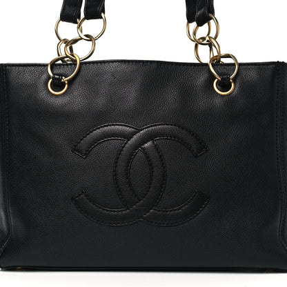 Chanel Caviar CC Shoulder Bag Black 7 of 9