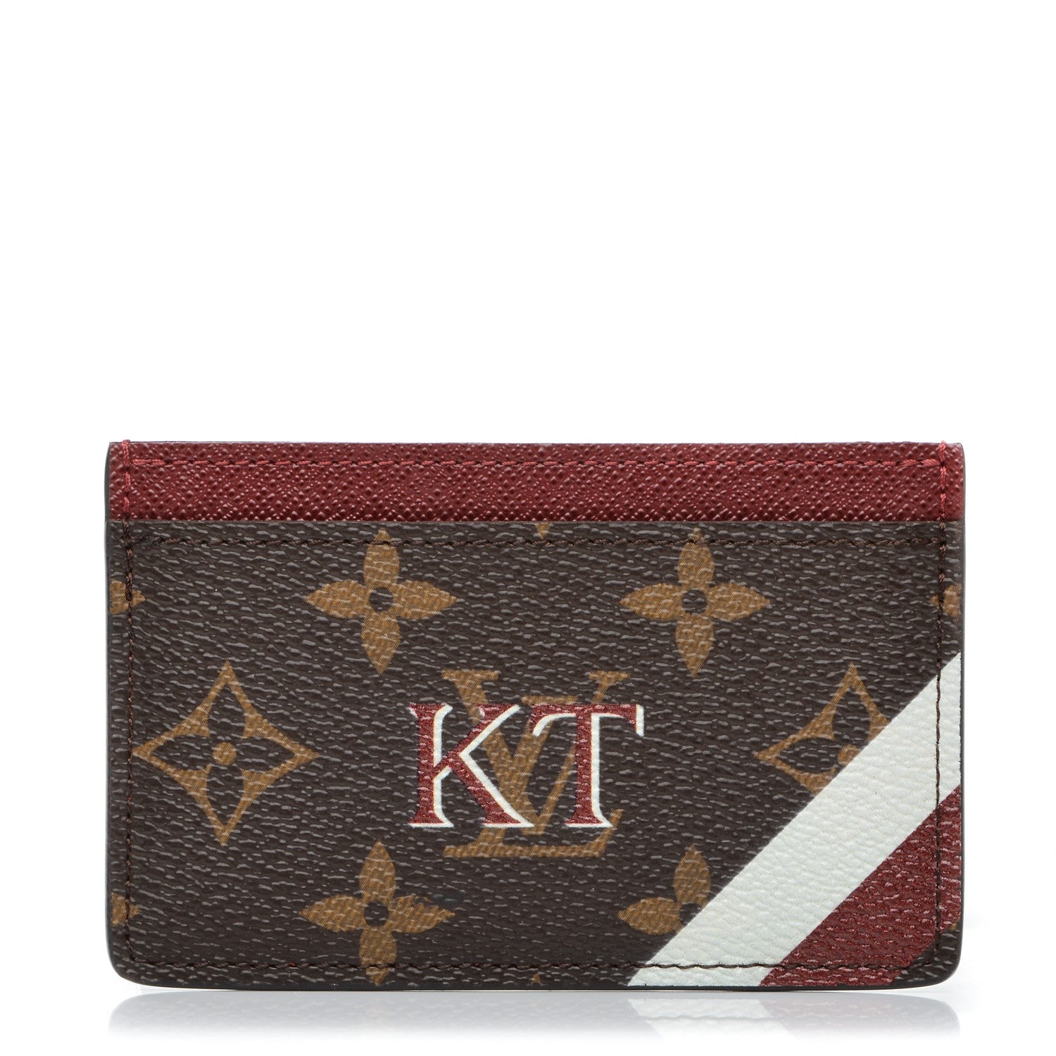 Louis Vuitton Monogram My LV Heritage Card Holder Bordeaux 1 of 6