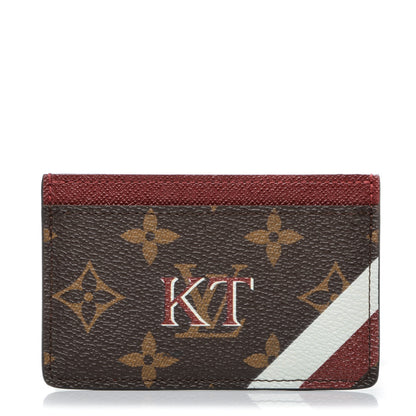 Louis Vuitton Monogram My LV Heritage Card Holder Bordeaux 1 of 6