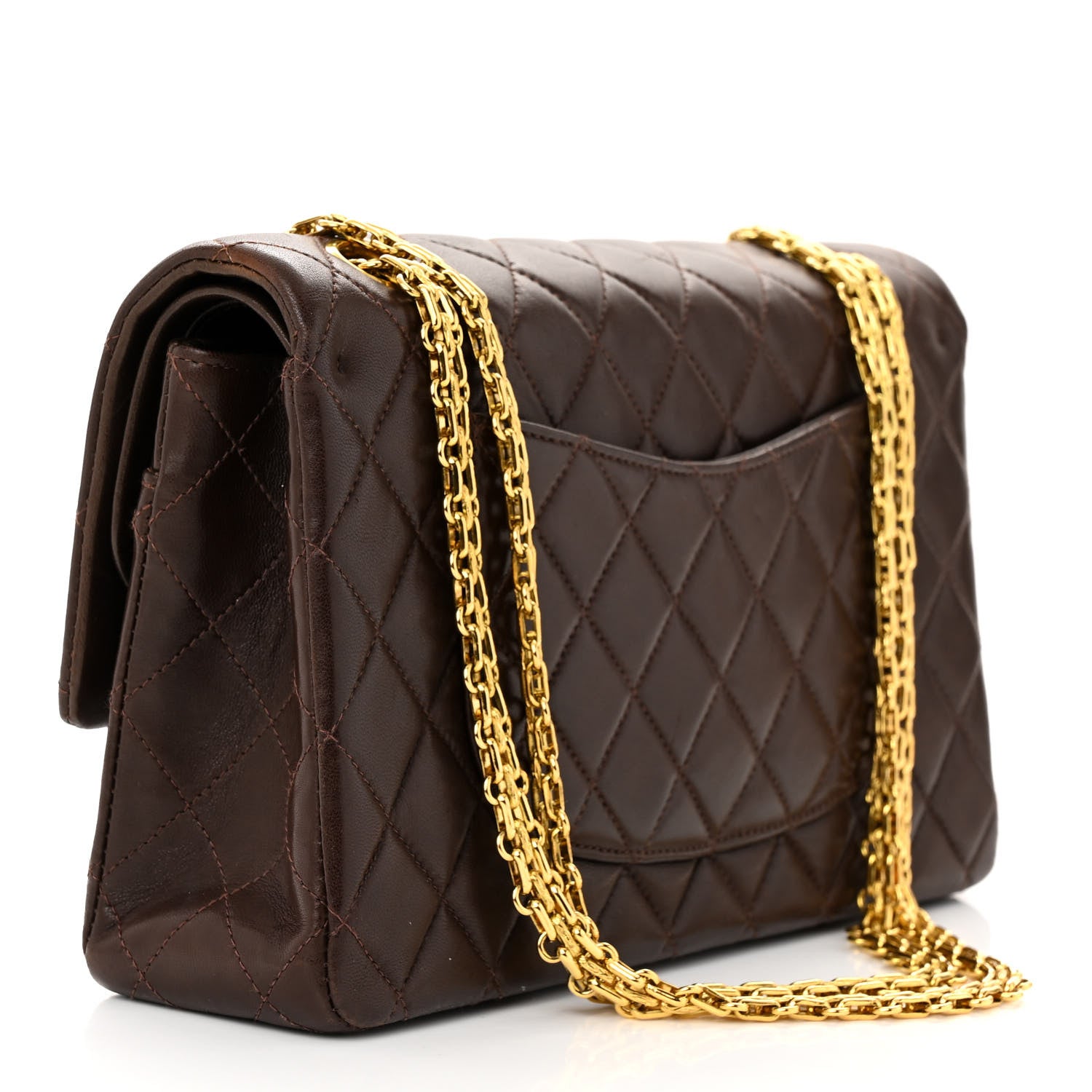 Chanel Lambskin Quilted 2.55 Reissue 225 Flap Brown 3 of 12