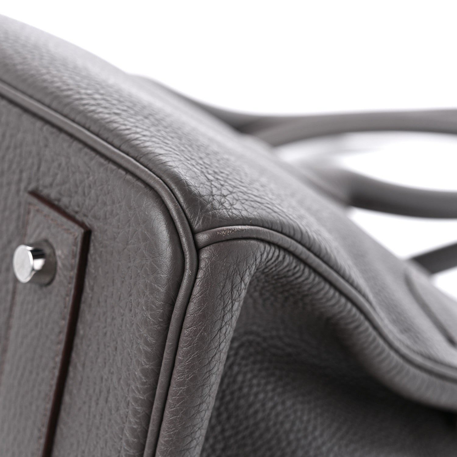 Hermes Togo JPG Shoulder Birkin II 42 Etain 12 of 13