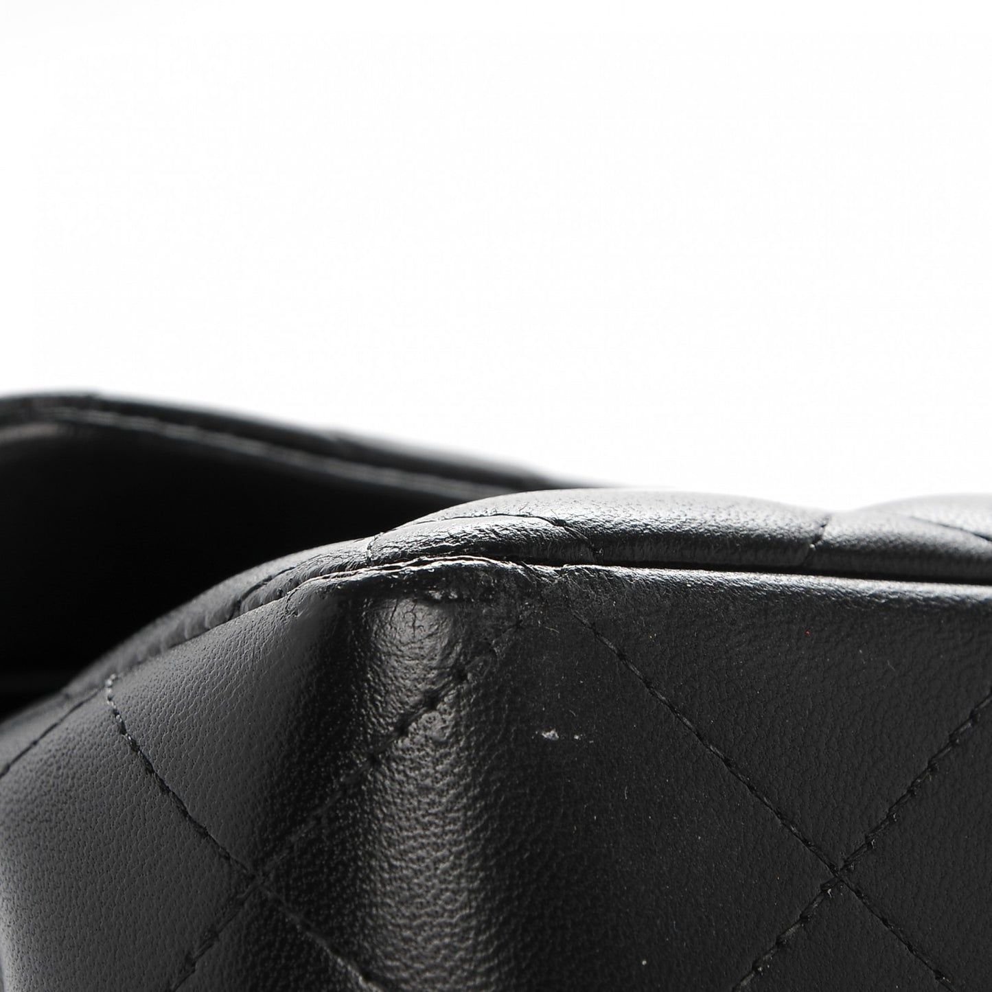 Lambskin Quilted Jumbo Double Flap So Black