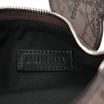 Balenciaga Metallic Agneau Arena Le Cagole Shoulder Bag XS Dark Bronze 7 of 10