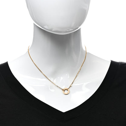 Cartier 18K Yellow Gold 2 Diamond LOVE Necklace 2 of 6