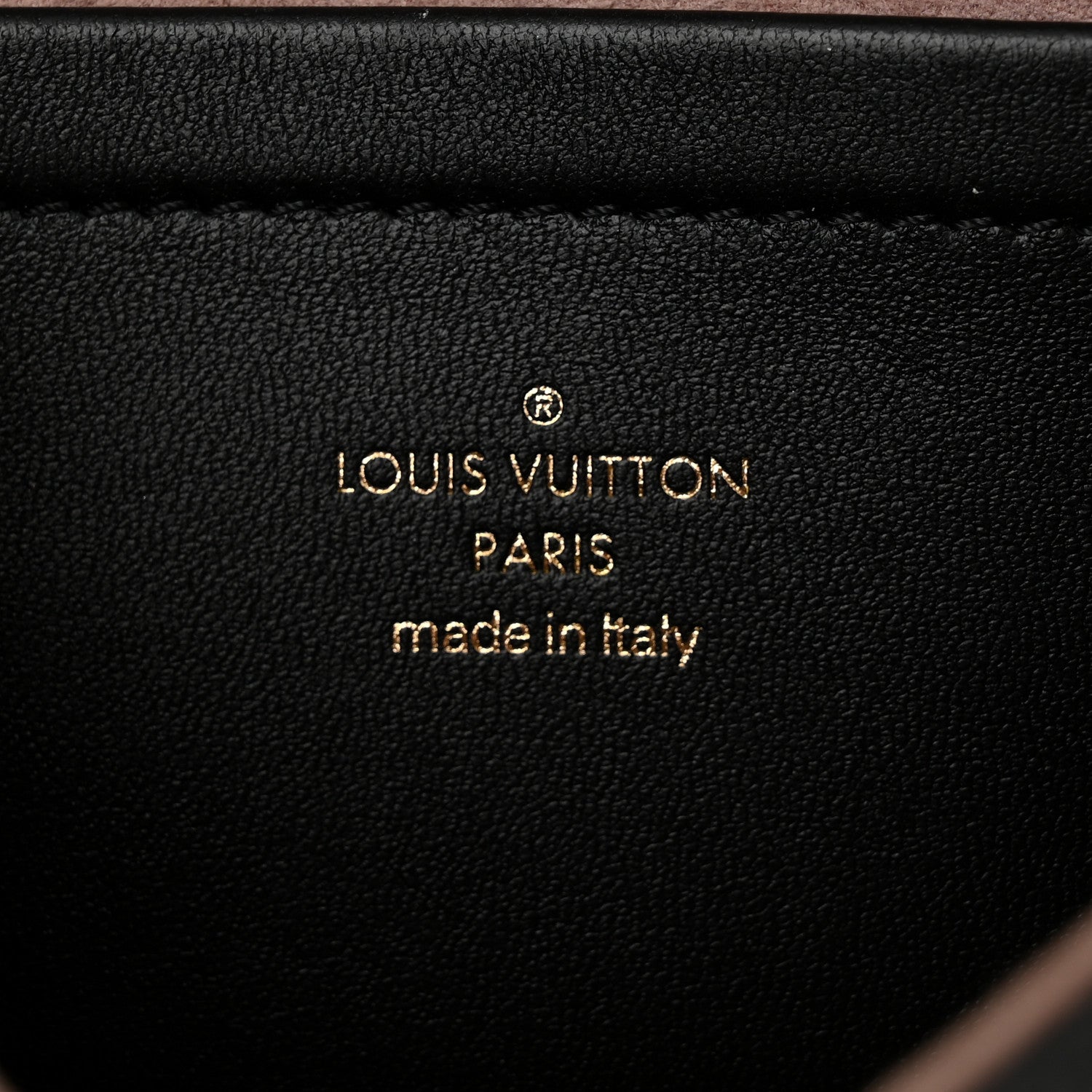Louis Vuitton Lambskin Embossed Monogram Pochette Coussin Black 6 of 9
