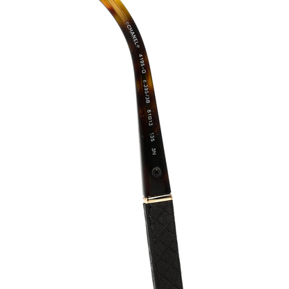 Chanel Lambskin Quilted CC 4195-Q Sunglasses Gold 5 of 7