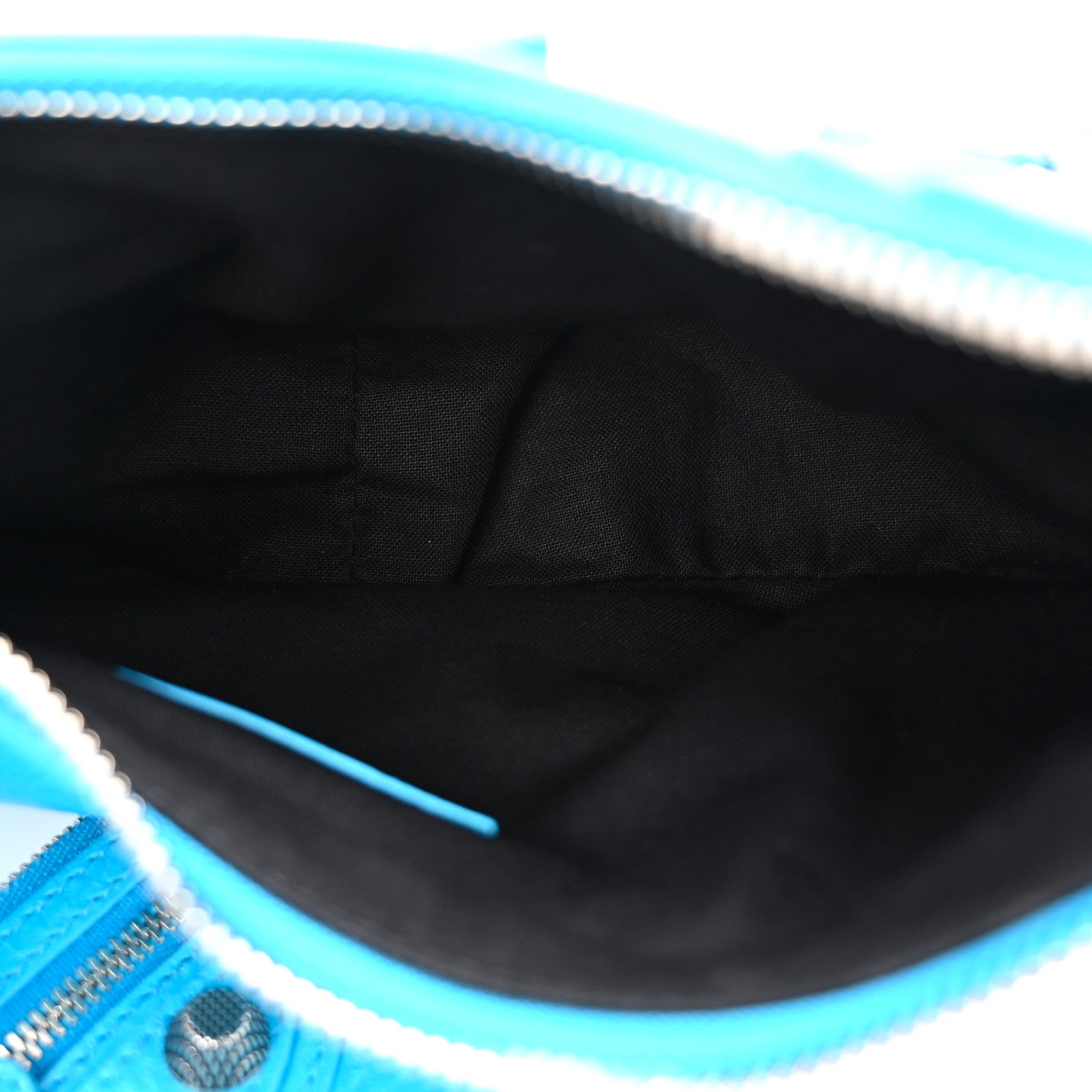 Balenciaga Agneau Arena Le Cagole Shoulder Bag XS Cyan 6 of 11
