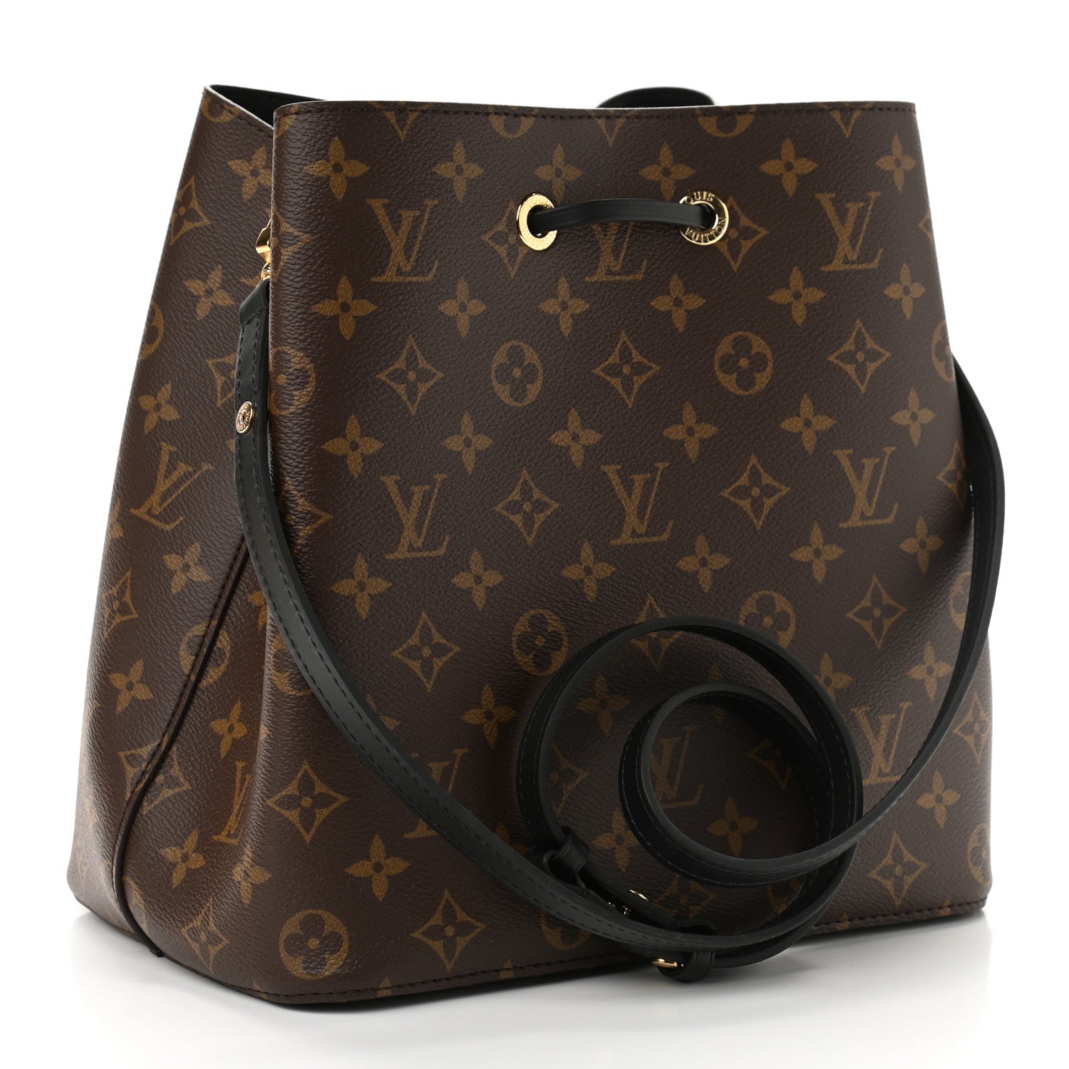 Louis Vuitton Monogram Neonoe MM Black 3 of 9
