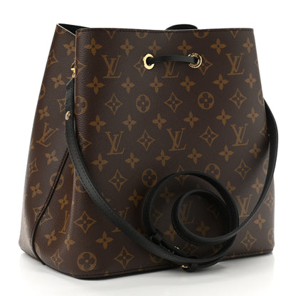 Louis Vuitton Monogram Neonoe MM Black 3 of 9