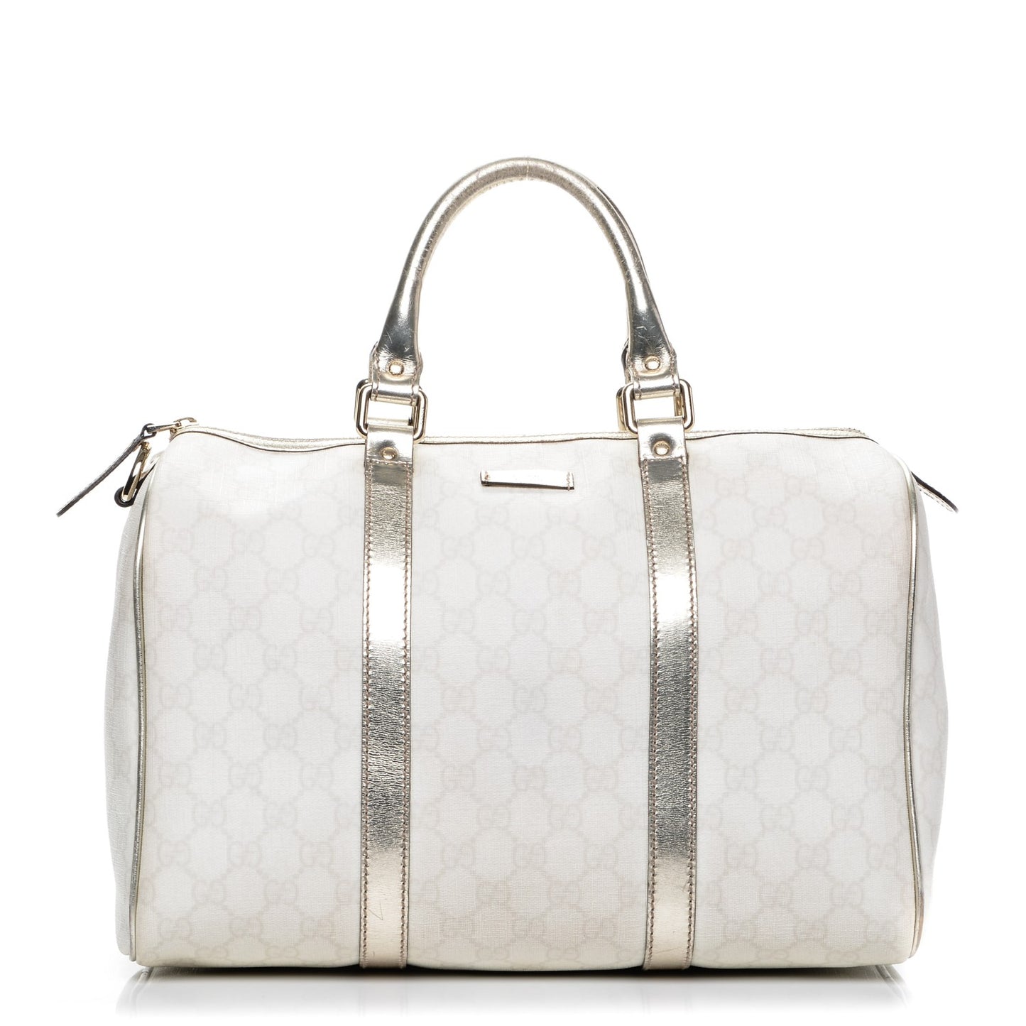 GG Plus Monogram Medium Joy Boston White