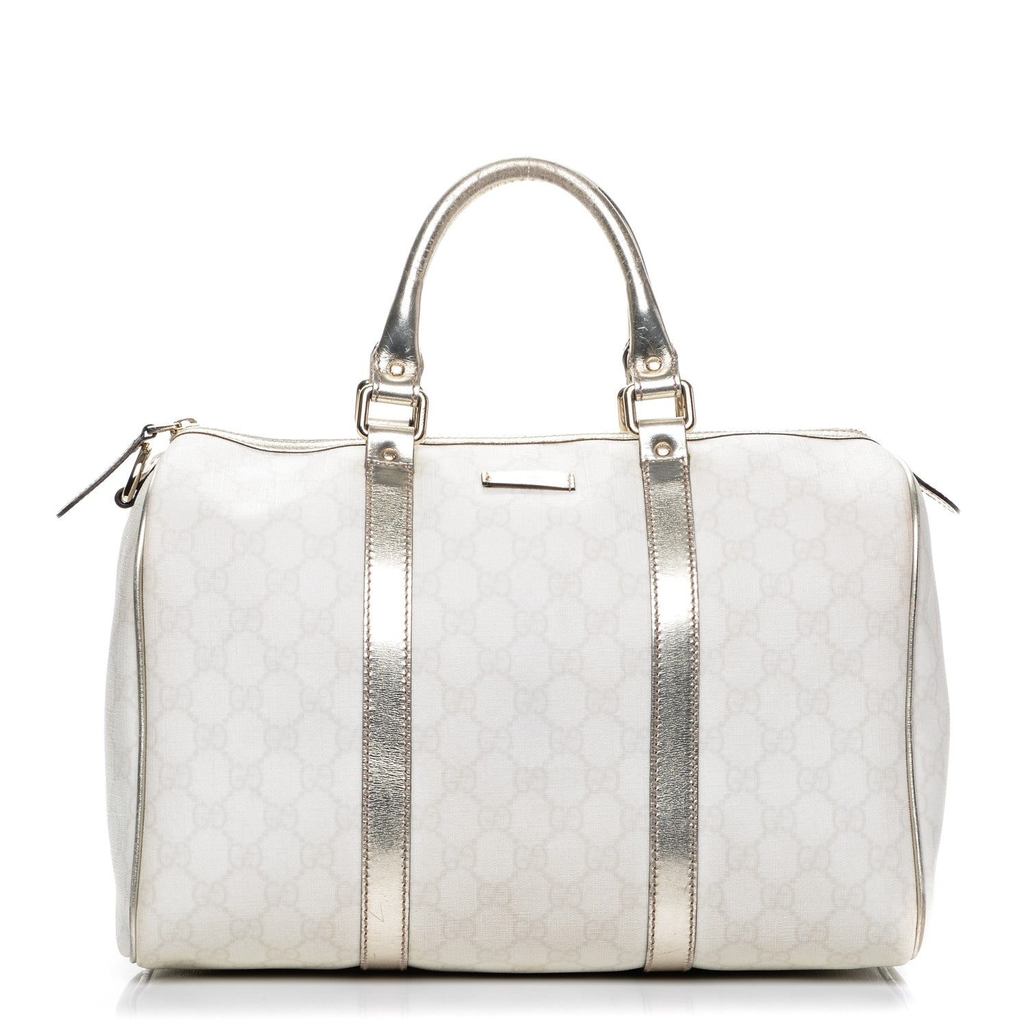 Gucci GG Plus Monogram Medium Joy Boston White 1 of 11