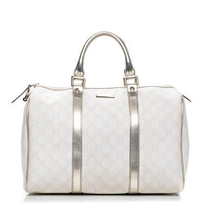 Gucci GG Plus Monogram Medium Joy Boston White 1 of 11