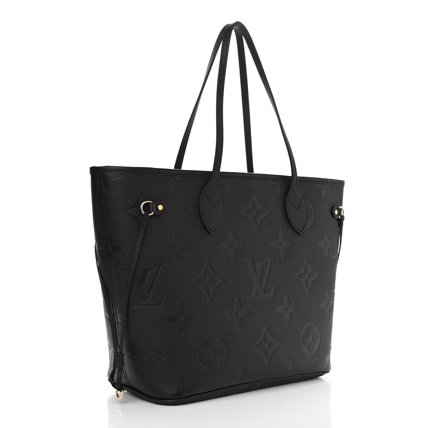Louis Vuitton Empreinte Monogram Giant Neverfull MM Black 4 of 10