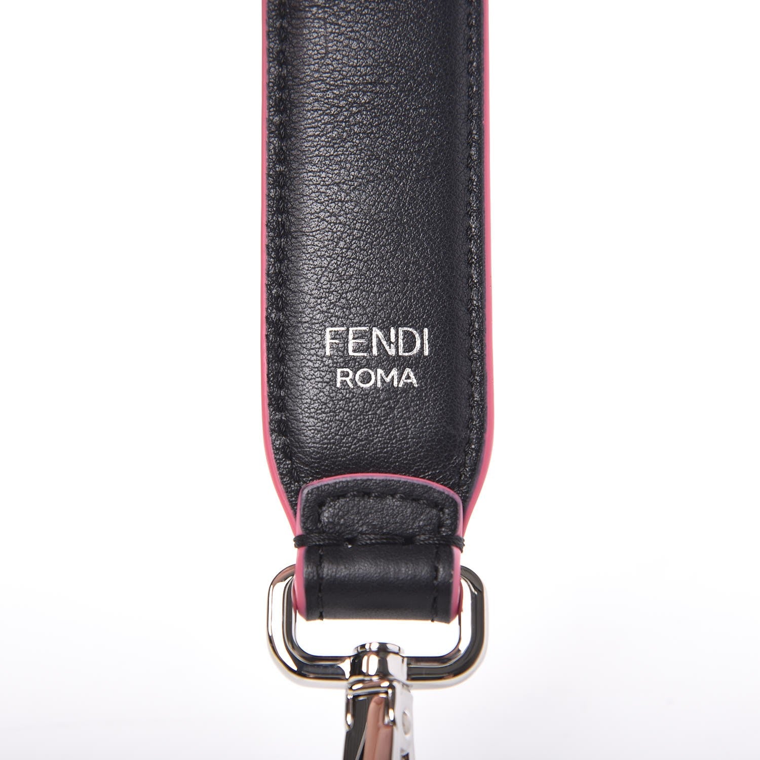 Fendi Vitello Dolce Plexiglass Studded Mini Strap You Black Multicolor 3 of 4