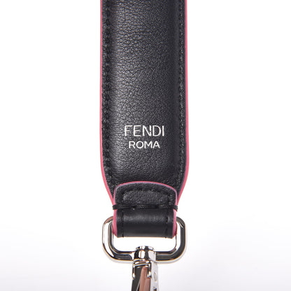 Fendi Vitello Dolce Plexiglass Studded Mini Strap You Black Multicolor 3 of 4