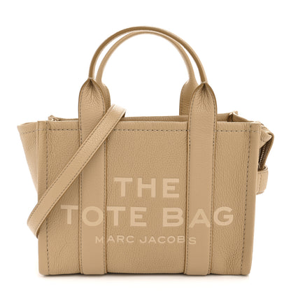 Marc Jacobs Grained Calfskin Small The Tote Bag Camel 1 of 11