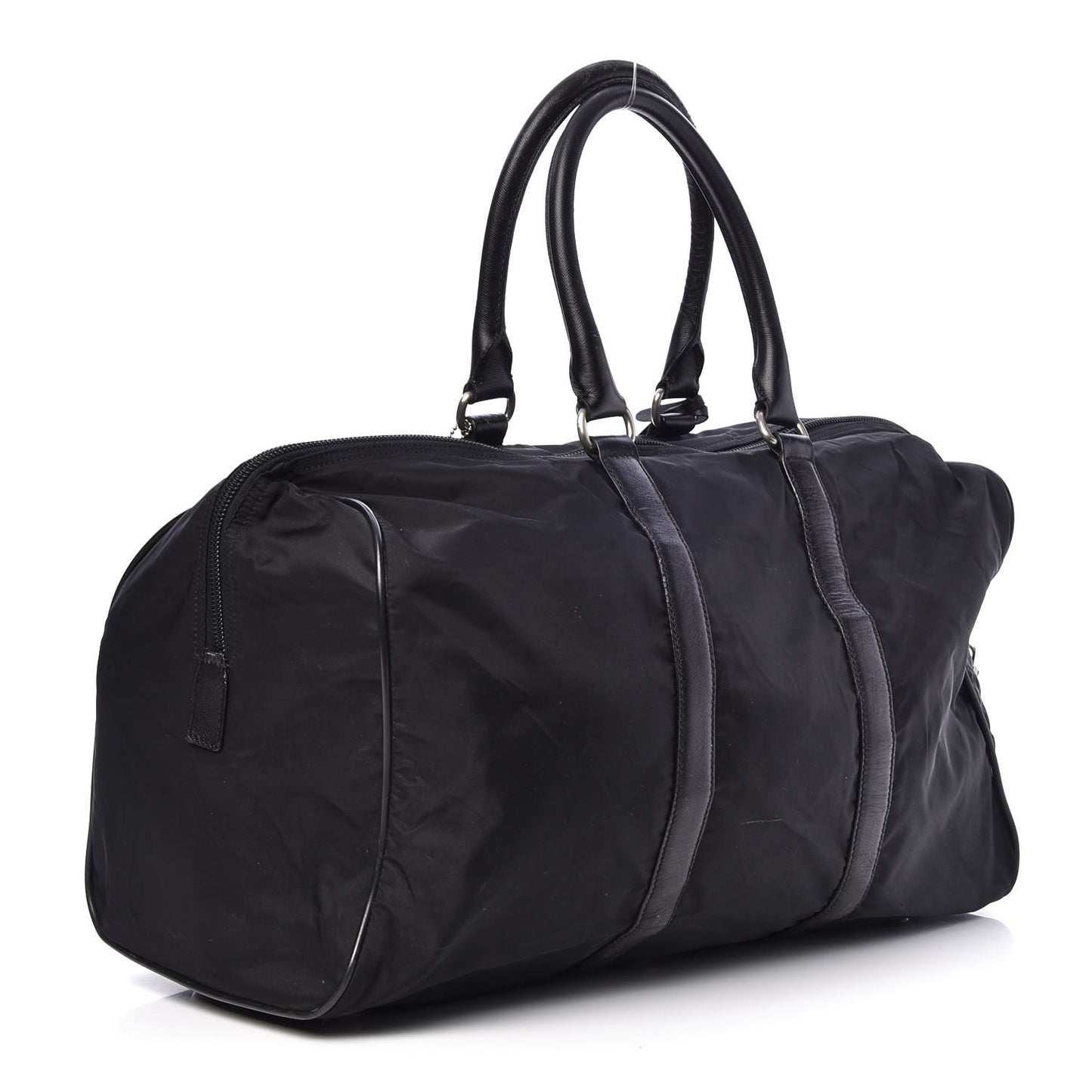 Tessuto Nylon Saffiano Weekender Black