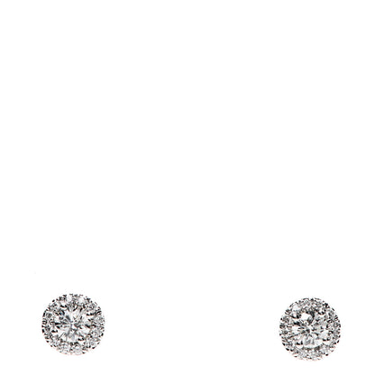 Tiffany Platinum Diamond .17ctw Soleste Earrings 1 of 6