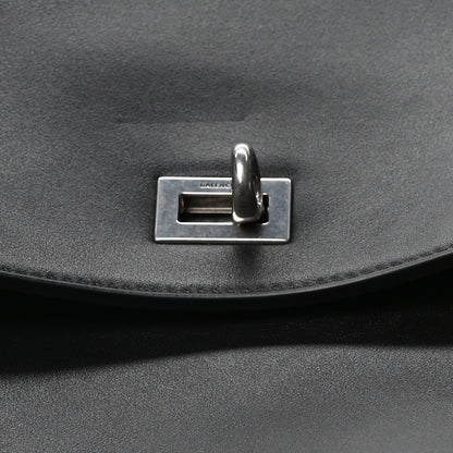 Balenciaga Smooth Calfskin Rodeo XL Top Handle Handbag Black 7 of 9