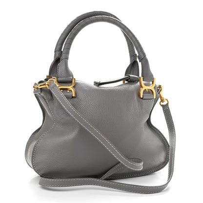 Chloe Calfskin Small Marcie Satchel Cashmere Grey 3 of 9