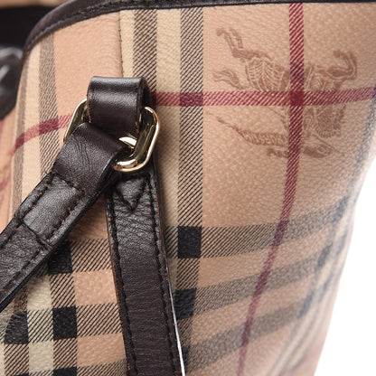 Burberry Haymarket Check Large Canterbury Tote Chocolate 13 of 13