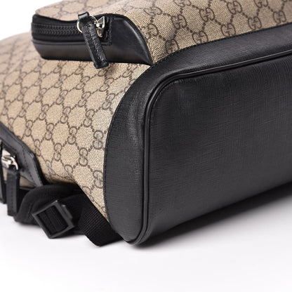 Gucci GG Supreme Monogram Medium Backpack Black 5 of 12