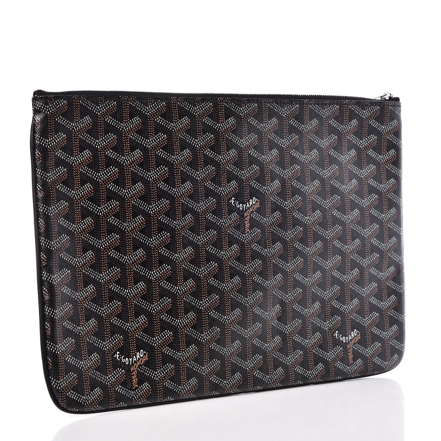 Goyard Goyardine Senat Pochette MM Black 3 of 8