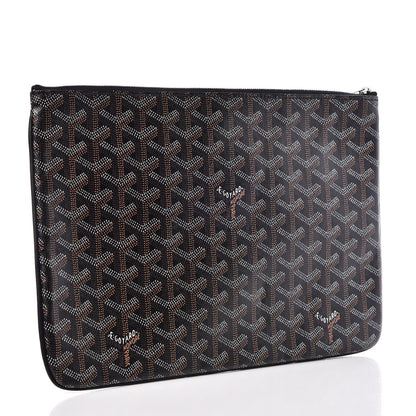 Goyard Goyardine Senat Pochette MM Black 3 of 8