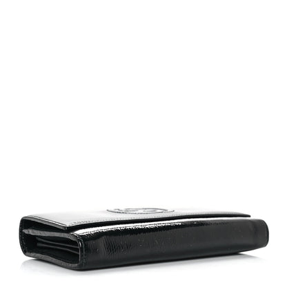 Gucci Patent Calfskin Large Soho Continental Wallet Black 4 of 9