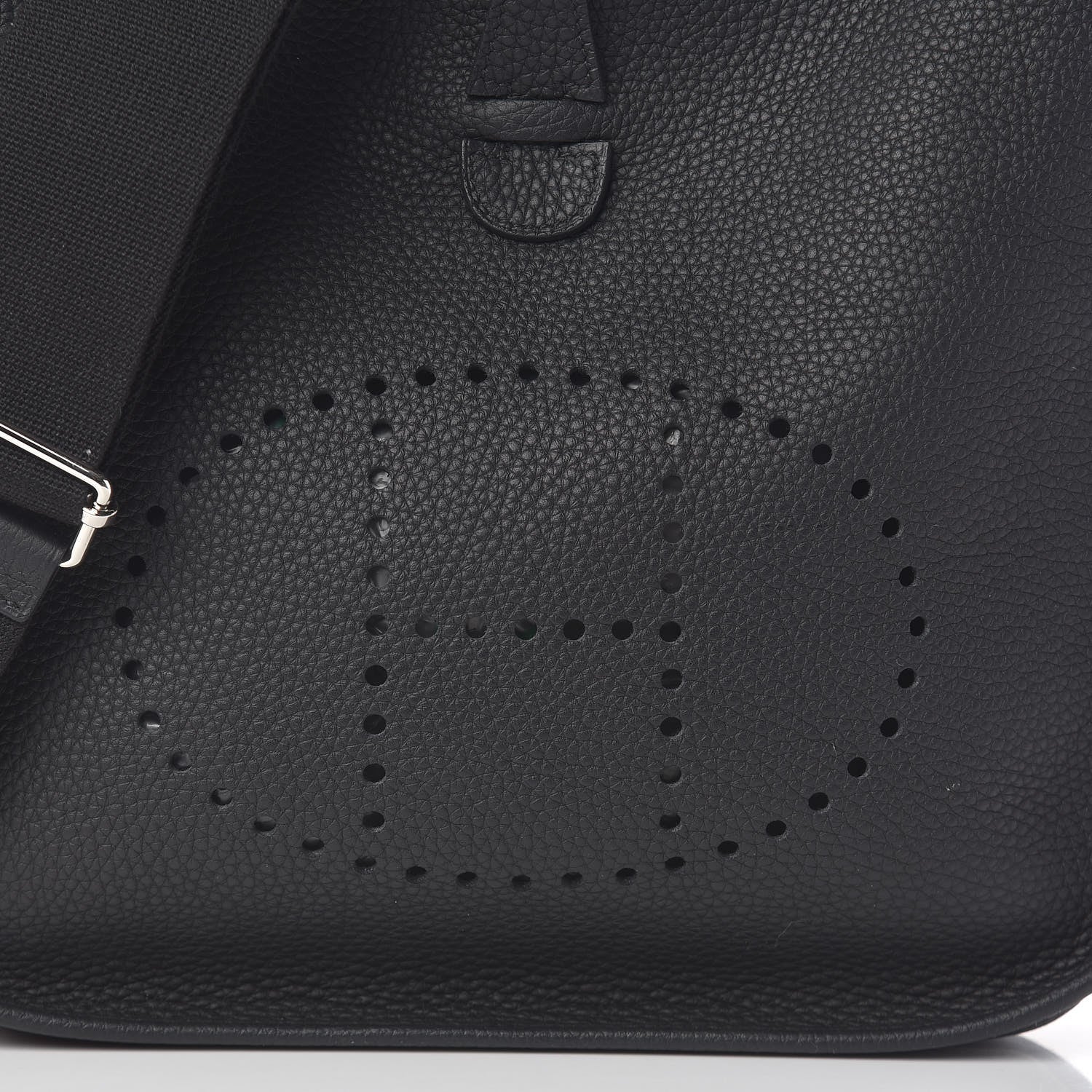 Hermes Taurillon Clemence Evelyne III PM Black 10 of 13