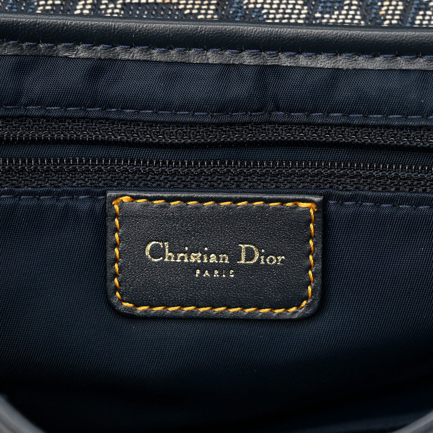 Monogram Saddle Bag Blue