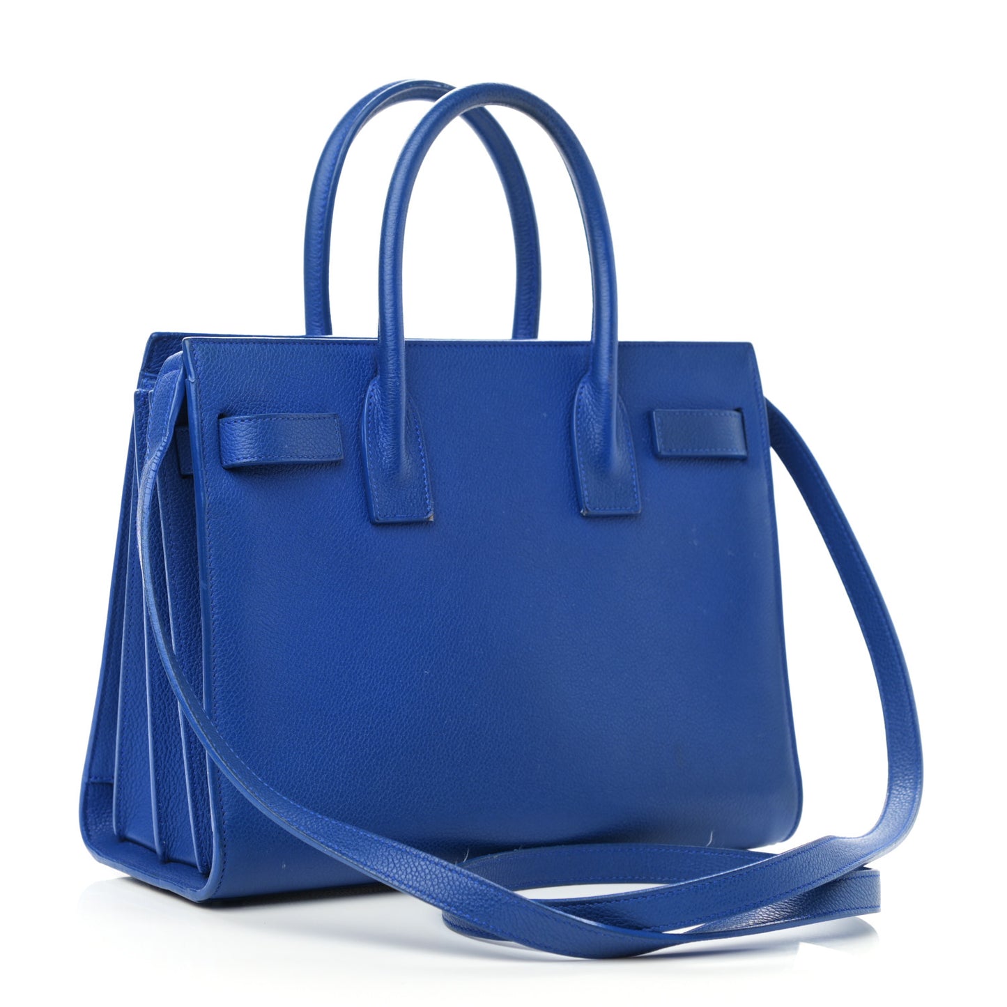 Grained Calfskin Baby Sac De Jour Royal Blue