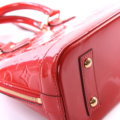 Louis Vuitton Vernis Alma BB Cherry 7 of 12