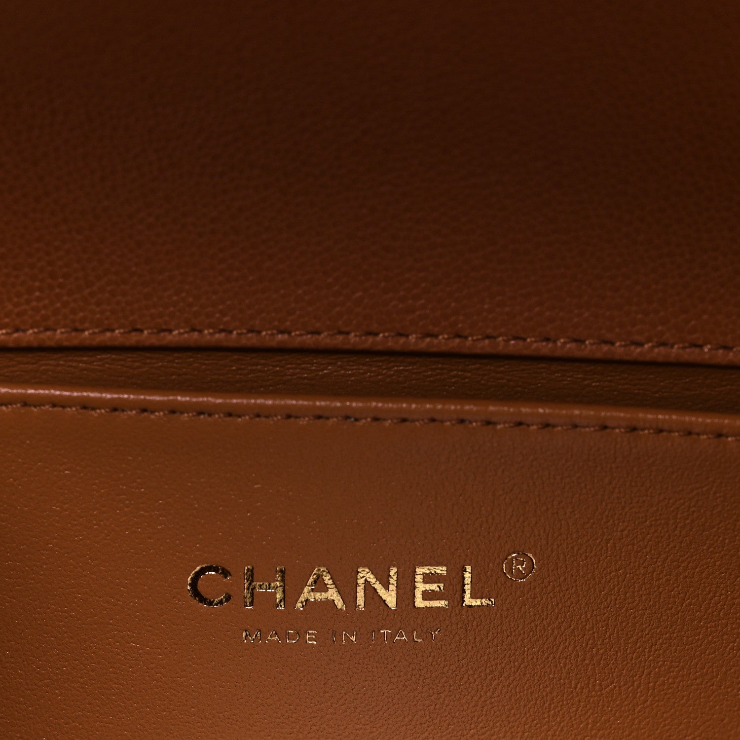 Chanel Caviar Chevron Quilted Medium Boy Flap Brown 6 of 9