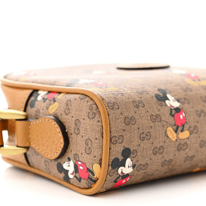 Gucci X DISNEY Mini Vintage GG Supreme Monogram Mickey Mouse Shoulder Bag Beige Vintage Sun Oil 9 of 11