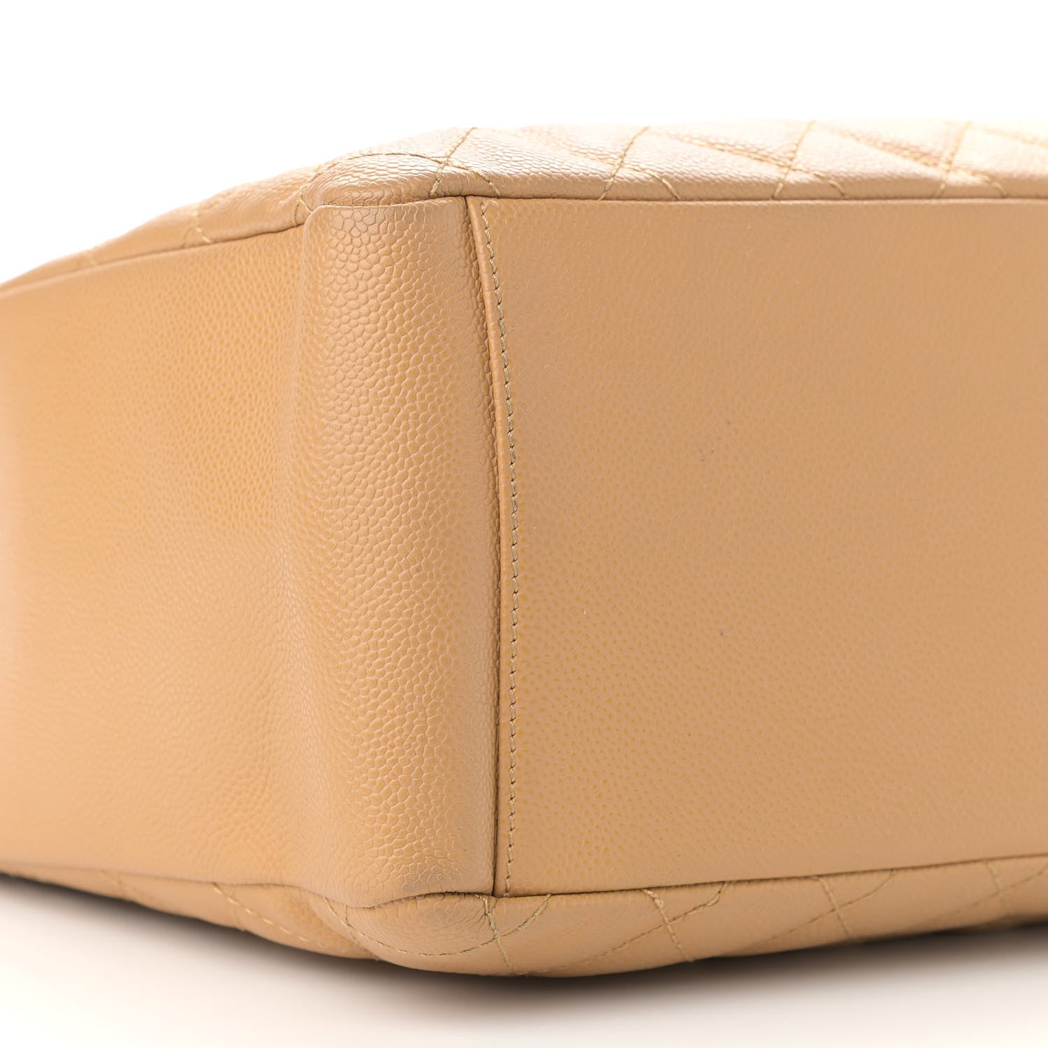 Chanel Caviar Quilted Grand Shopping Tote GST Beige 9 of 19