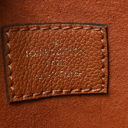 Louis Vuitton Grained Calfskin Lockme Shopper Chataigne 6 of 9