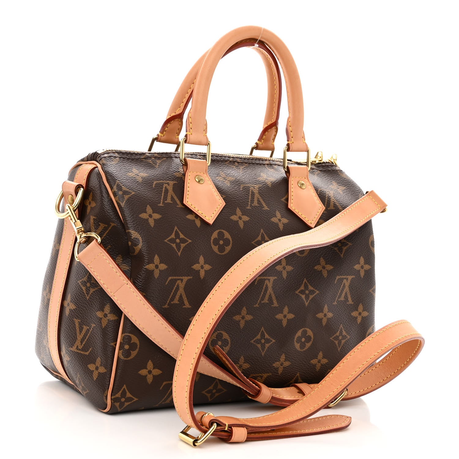 Louis Vuitton LOUIS VUITTON Monogram Speedy Bandouliere 25 2 of 9