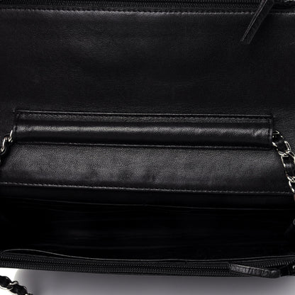 Chanel Caviar Timeless CC Wallet On Chain WOC Black 4 of 4