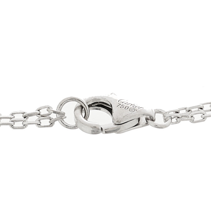 Cartier 18K White Gold Diamond LOVE Bracelet 4 of 4