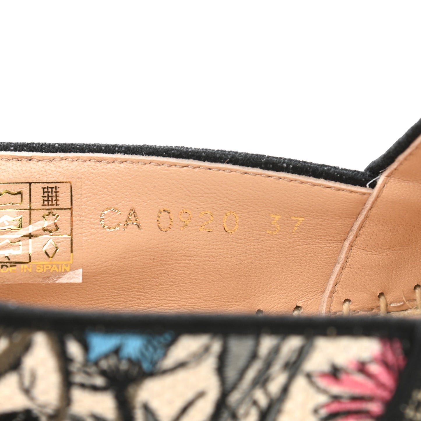 Embroidered Mille Fleurs Granville Espadrille 37 Multicolor