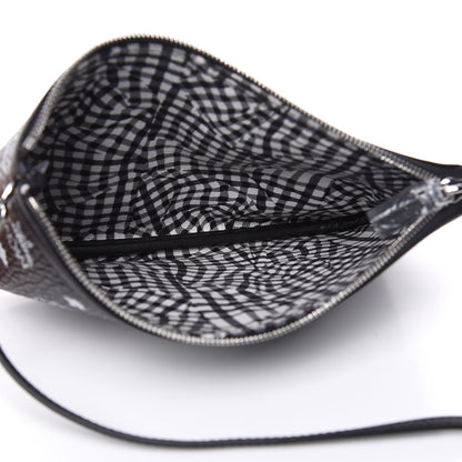 MCM Visetos Liz Shopper Tote Pouch Black 5 of 9