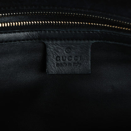 Gucci Patent Microguccissima Medium Broadway Evening Clutch Black 6 of 7