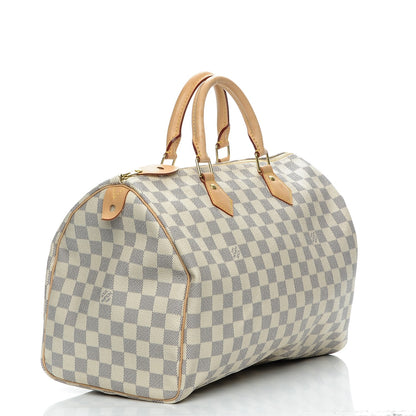 Louis Vuitton Damier Azur Speedy 35 3 of 9