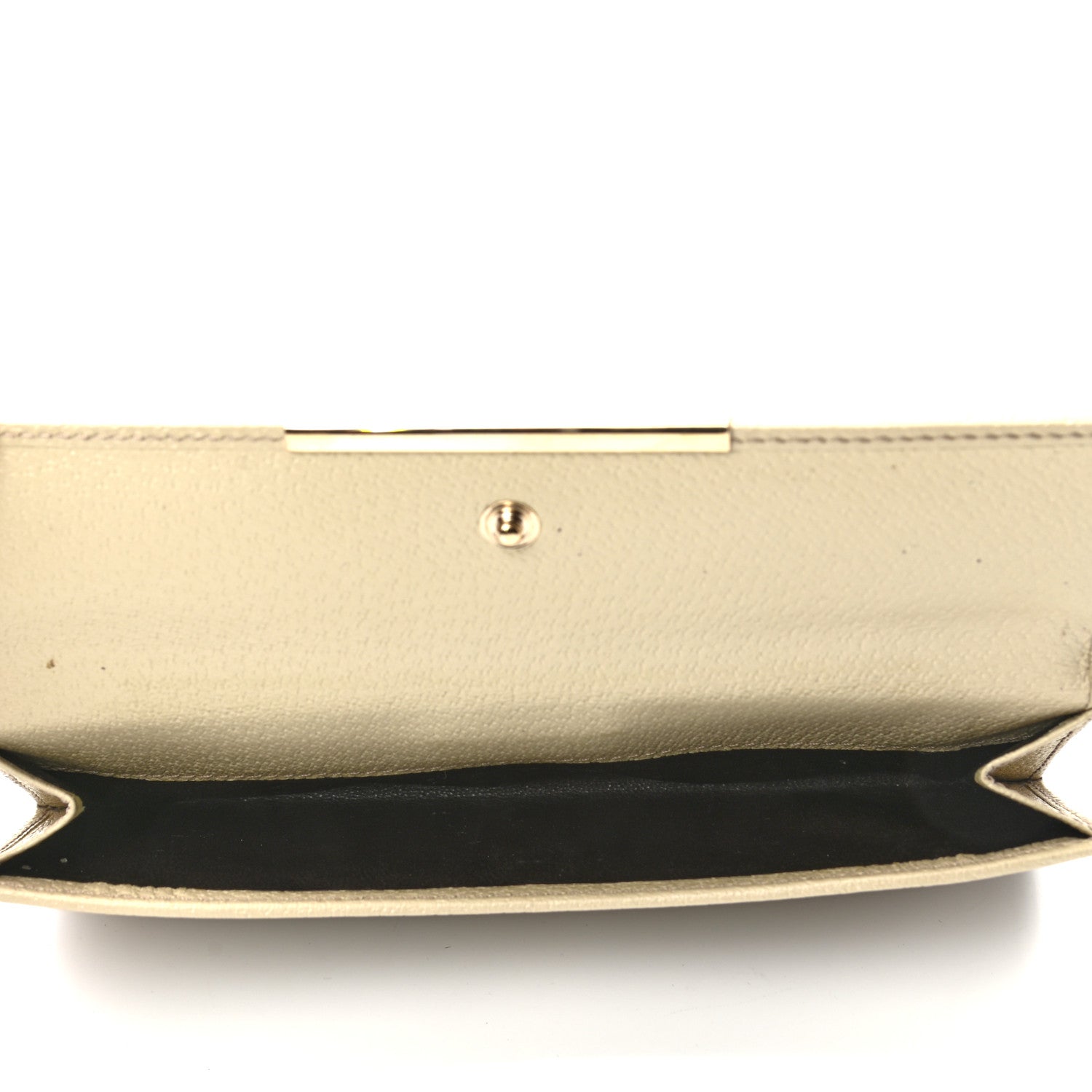 Gucci Monogram Metal Bar Continental Flap Wallet Off White 5 of 11