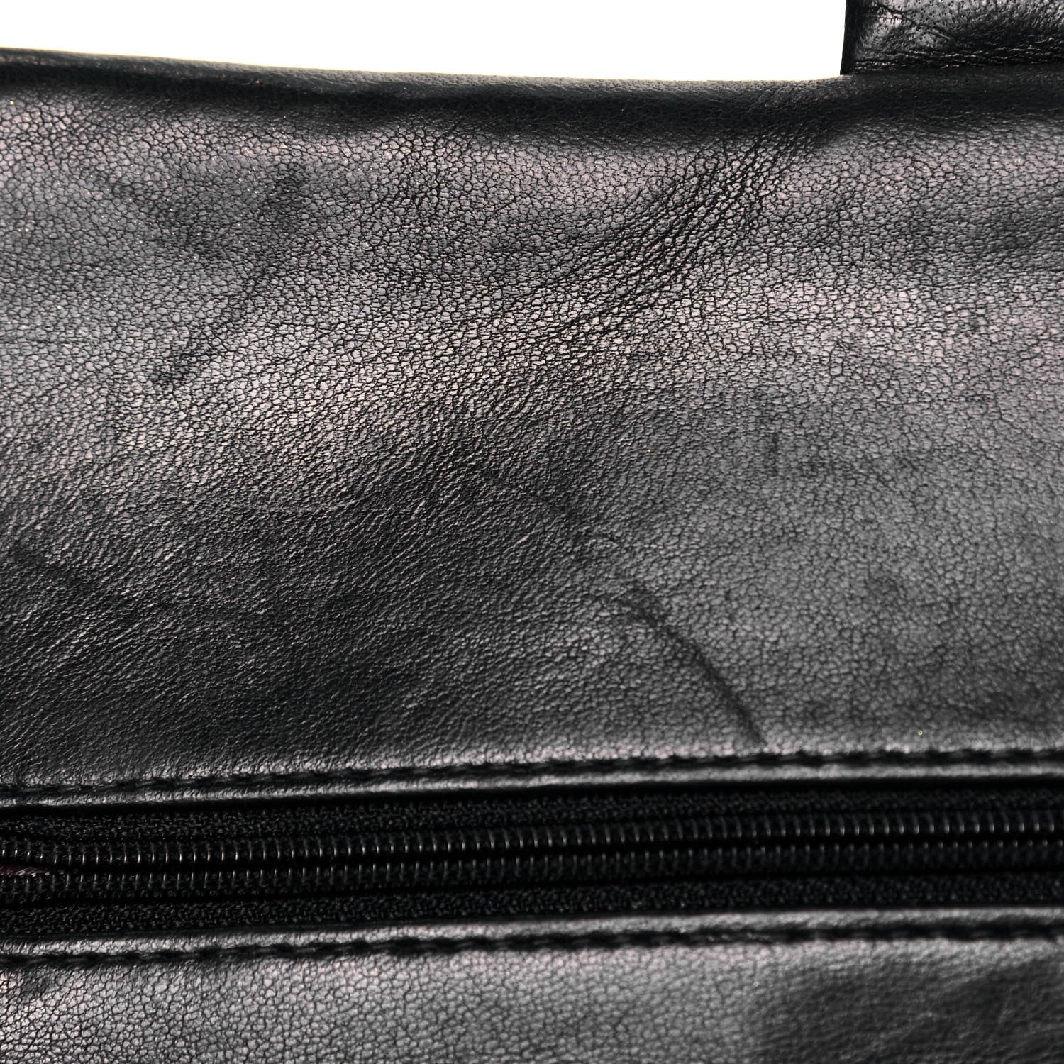 Chanel Lambskin Quilted Medium Double Flap Black 18 of 21