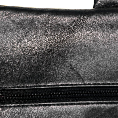 Chanel Lambskin Quilted Medium Double Flap Black 18 of 21