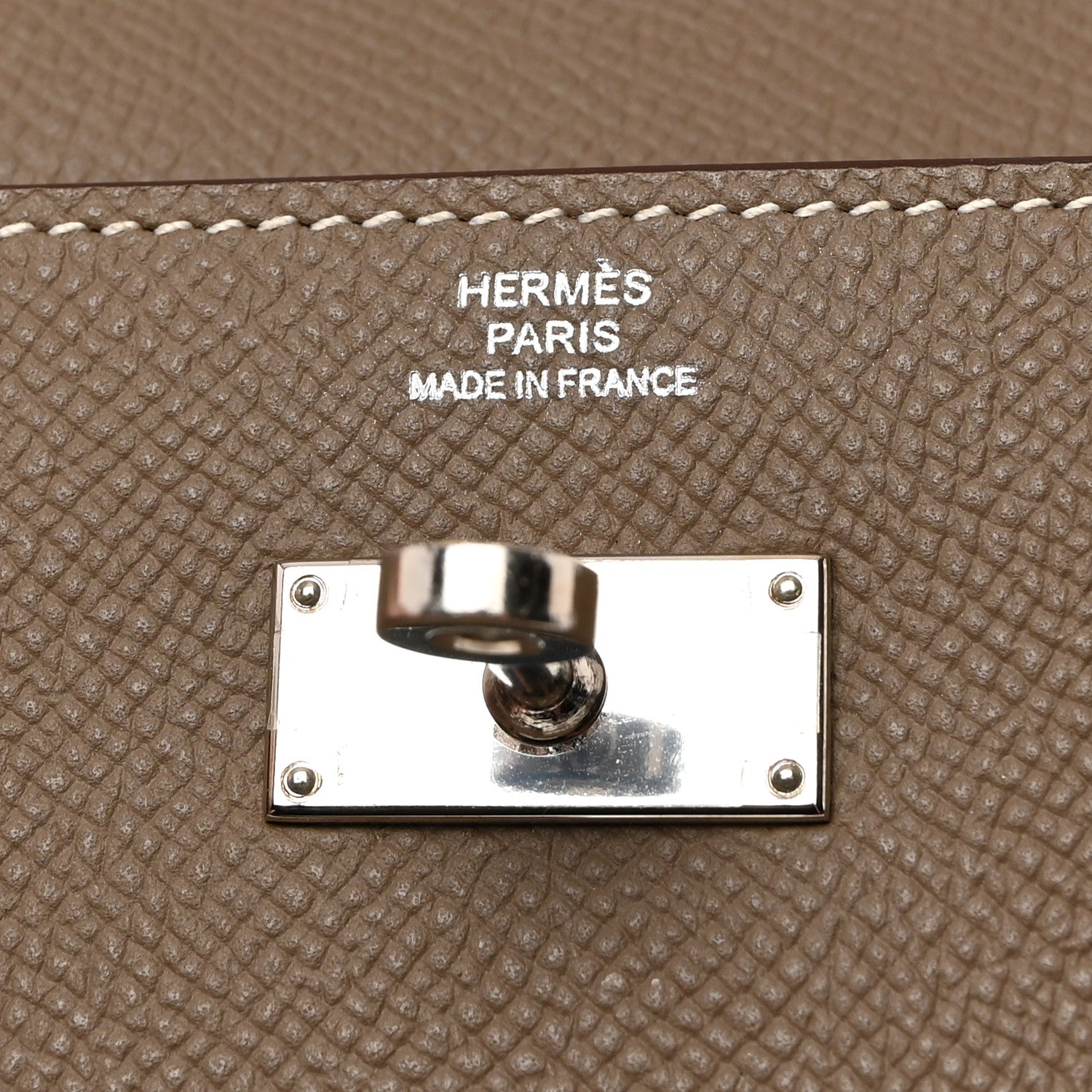 Hermes Epsom Kelly Longue Wallet Etoupe 6 of 8