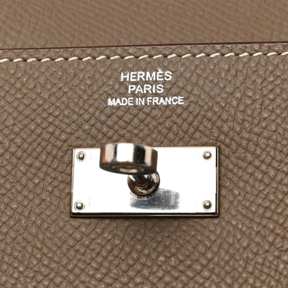 Hermes Epsom Kelly Longue Wallet Etoupe 6 of 8